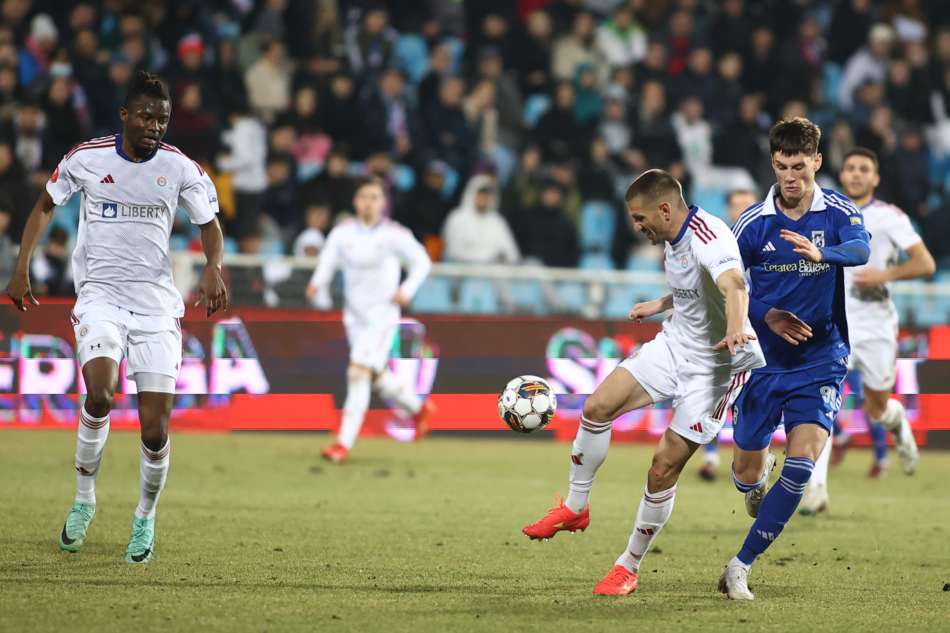 Oțelul Galați - FCU Craiova 1-0. Gălățenii au câștigat și s-au apropiat la două puncte de play-off