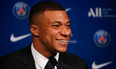 Paris: PSG&apos;s Kylian Mbappe Attends a Press Conference After Renewing His Contract
