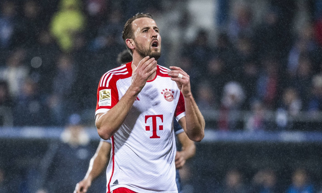 Bochum, Vonovia Ruhrstadion, 19.02.2024: Harry Edward Kane (München) enttäuscht beim Spiel der 1.Bundesliga VFL Bochum v