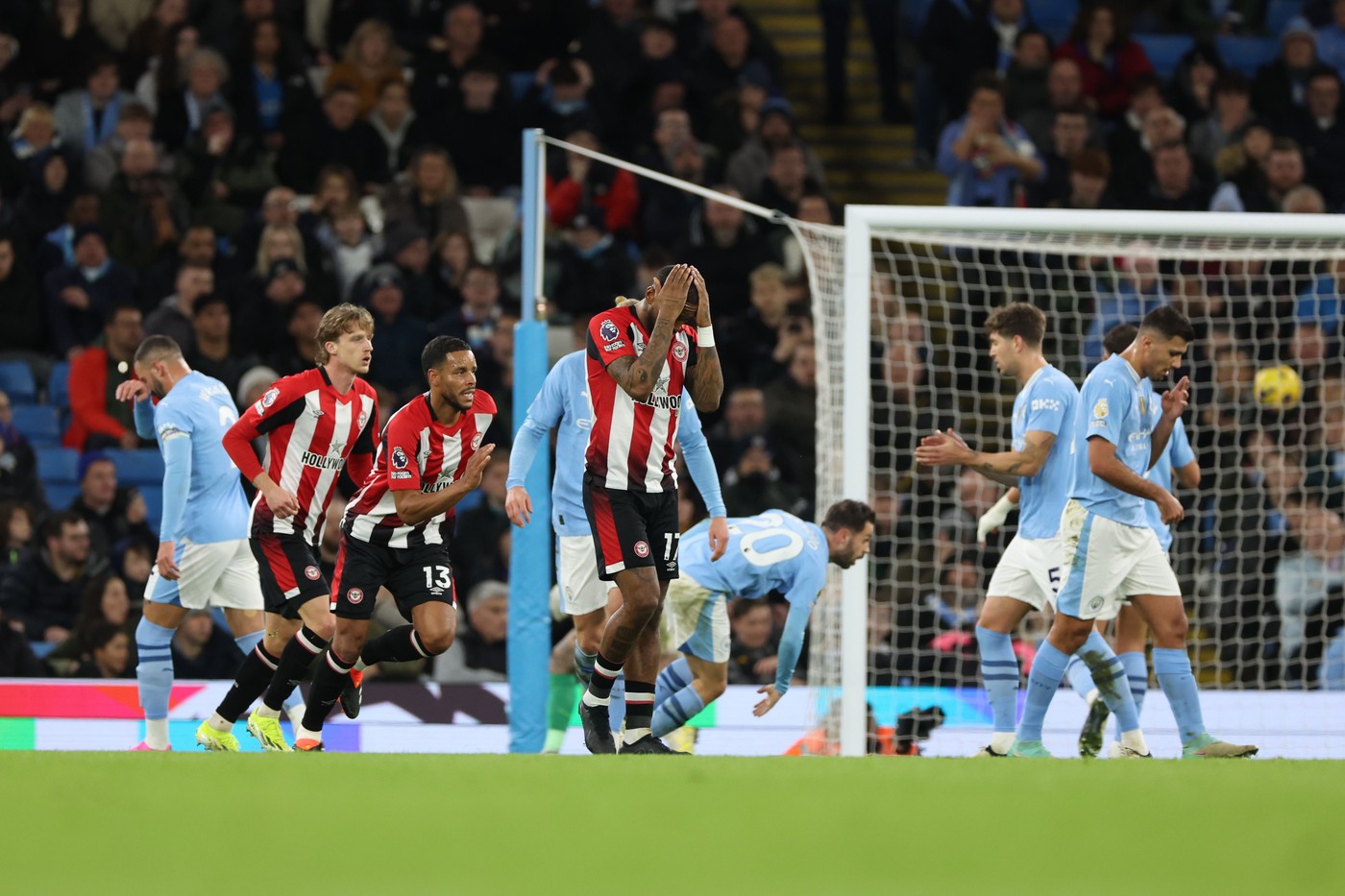 Man. City - Brentford 1-0. Erling Haaland a adus victoria și i-a apropiat pe ”Cetățeni” la un punct de lider