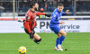 Theo Hernandez (Milan) is fouled by Razvan Marin (Empoli) during Empoli FC vs AC Milan, Italian soccer Serie A match in