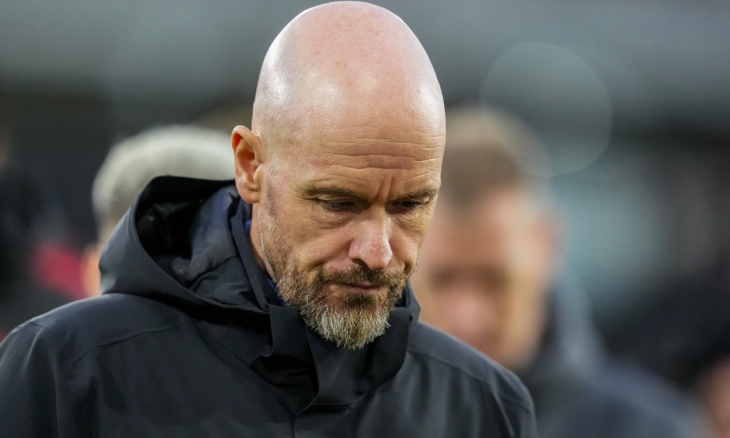 Erik ten Hag (Manager) of Manchester United, ManU during the Premier League match between Luton Town and Manchester Unit