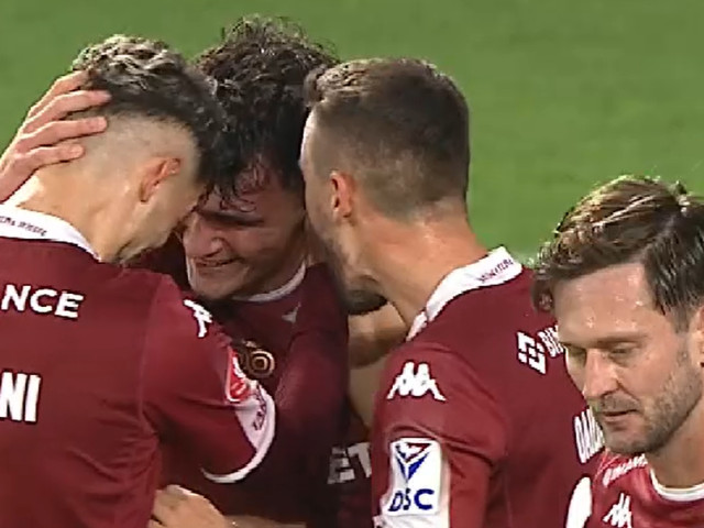 Andrei Borza a fost făcut uitat! Robert Bădescu a marcat la debut, chiar sub ochii lui Dan Șucu