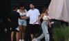 *EXCLUSIVE* Lionel Messi is seen with wife Antonella who has been going viral after his games! Fans can't get enough of the Argentinian stunner! **Web Must Call For Pricing**