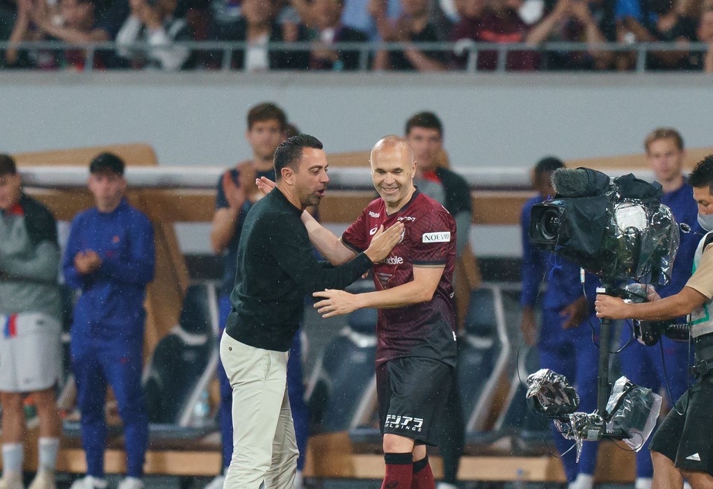 Xavi, reverență în fața lui Iniesta după meciul 1.000 din carieră: ”Cel mai mare talent!”