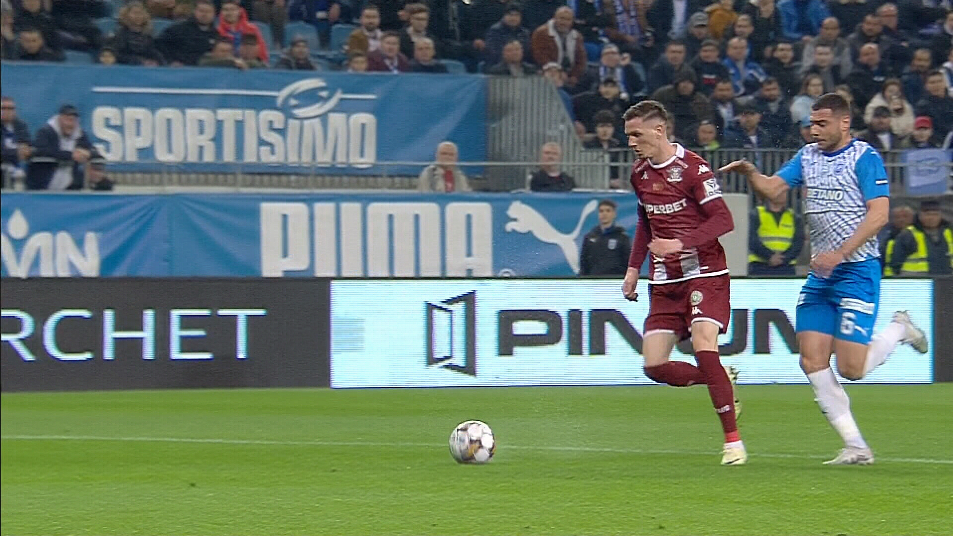 Universitatea Craiova - Rapid 0-0, ACUM, pe Digi Sport 1. Formația lui Bergodi, mai periculoasă în Bănie