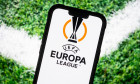 Football club logos displayed on smartphones in Poland - 23 Feb 2024