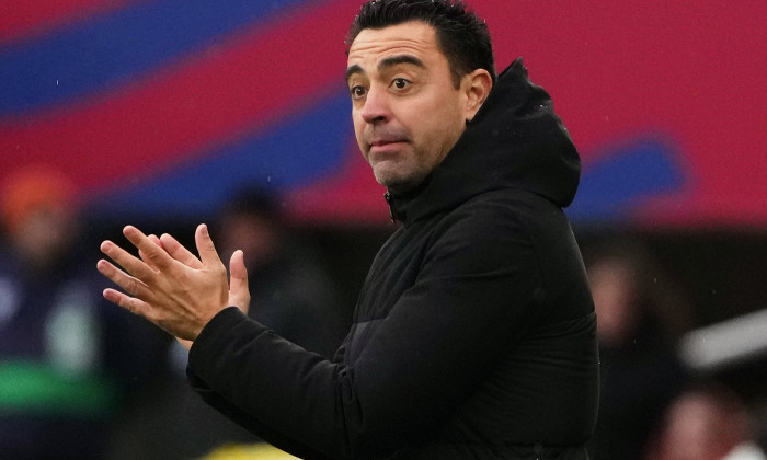 FC Barcelona, Barca Getafe CF. La Liga EA Sports match. Date 26 FC Barcelona head coach Xavi Hernandez during the La Lig