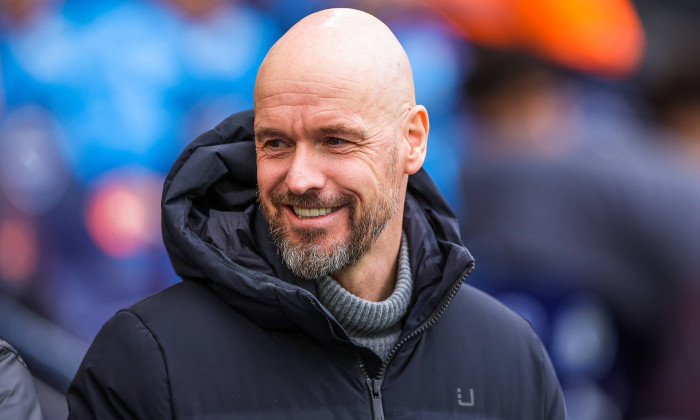 Manchester City v Manchester United, ManU Premier League 03/03/2024. Erik ten Hag Manager of Manchester United during th