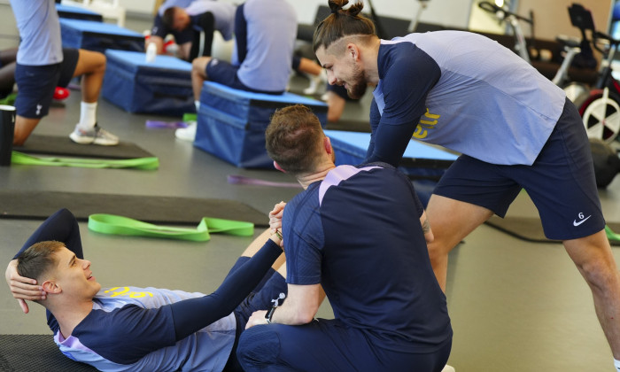 Tottenham Hotspur First Team Training, Hotspur Way Training Centre, Enfield, UK - 20 Feb 2024