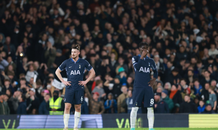 Fulham v Tottenham Hotspur, Premier League, Football, Craven Cottage, London, UK - 16 Mar 2024