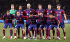 Barcelona, Spain, 12th March 2024. The FC Barcelona, Barca starting eleven line up for a team photo prior to kick off, b