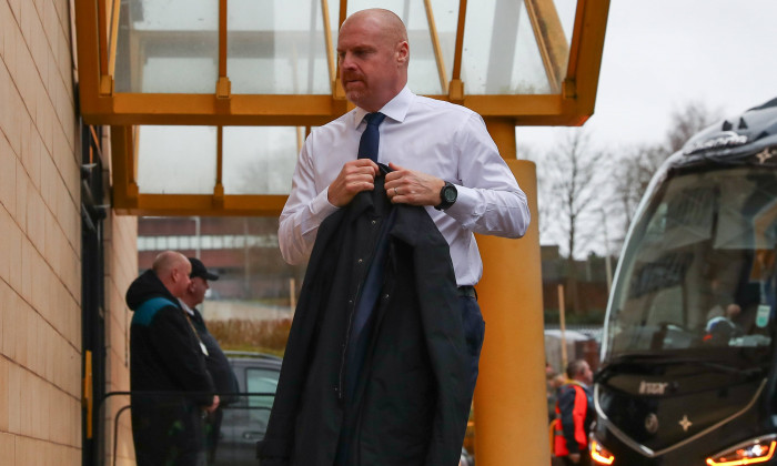 Premier League Wolverhampton Wanderers v Everton Sean Dyche manager of Everton arrives ahead of the Premier League match