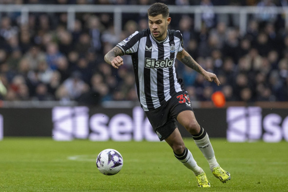 Newcastle upon Tyne, England, Mar 2nd 2024 Bruno Guimaraes of Newcastle United in action during the Premier League footb