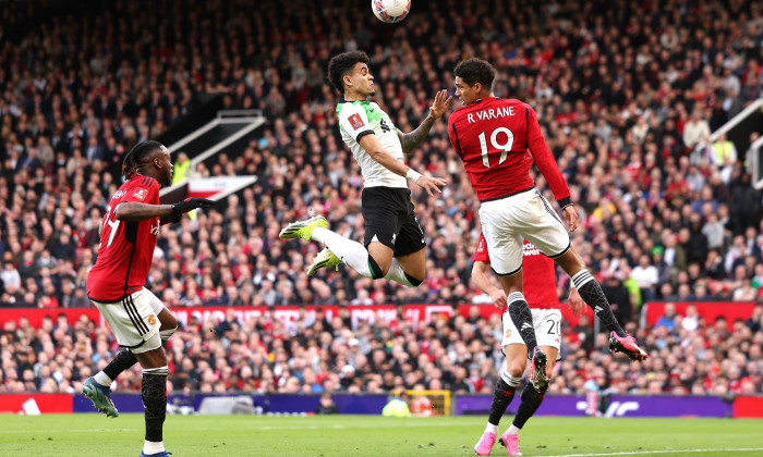 Manchester United v Liverpool, Emirates FA Cup, Quarter Final, Football, Old Trafford, Manchester, UK - 17 Mar 2024