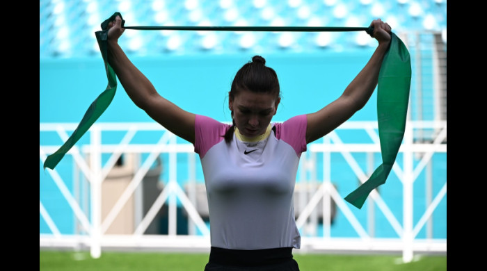 Simona Halep, la Miami Open 2024 / Foto: Profimedia