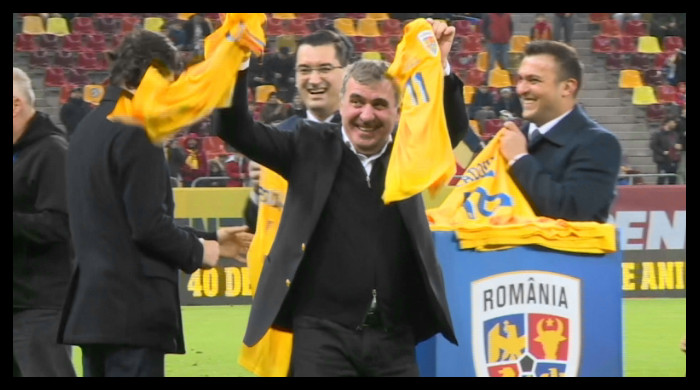 Gică Hagi și Răzvan Burleanu / Foto: Profimedia