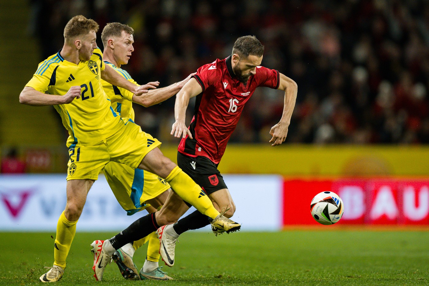 Suedia - Albania 1-0. Gustaf Nilsson a marcat cel de-al treilea gol în tricoul echipei naționale