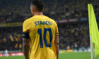 Nicolae Stanciu reactioneaza in meciul amical de fotbal dintre Romania si Irlanda de Nord, desfasurat pe Arena Nationala
