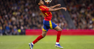 Lamine Yamal of Spain during the Spain vs Brazil game at the Estadio Bernabeu in Madrid, Spain () PUBL
