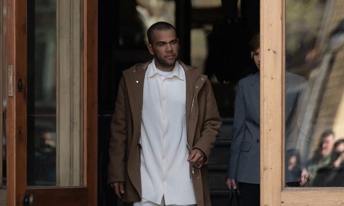 Dani Alves At The Court - Barcelona