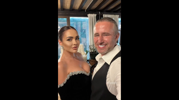 Laurențiu Reghecampf și Corina Caciuc / Foto: Instagram@r.laurentiu