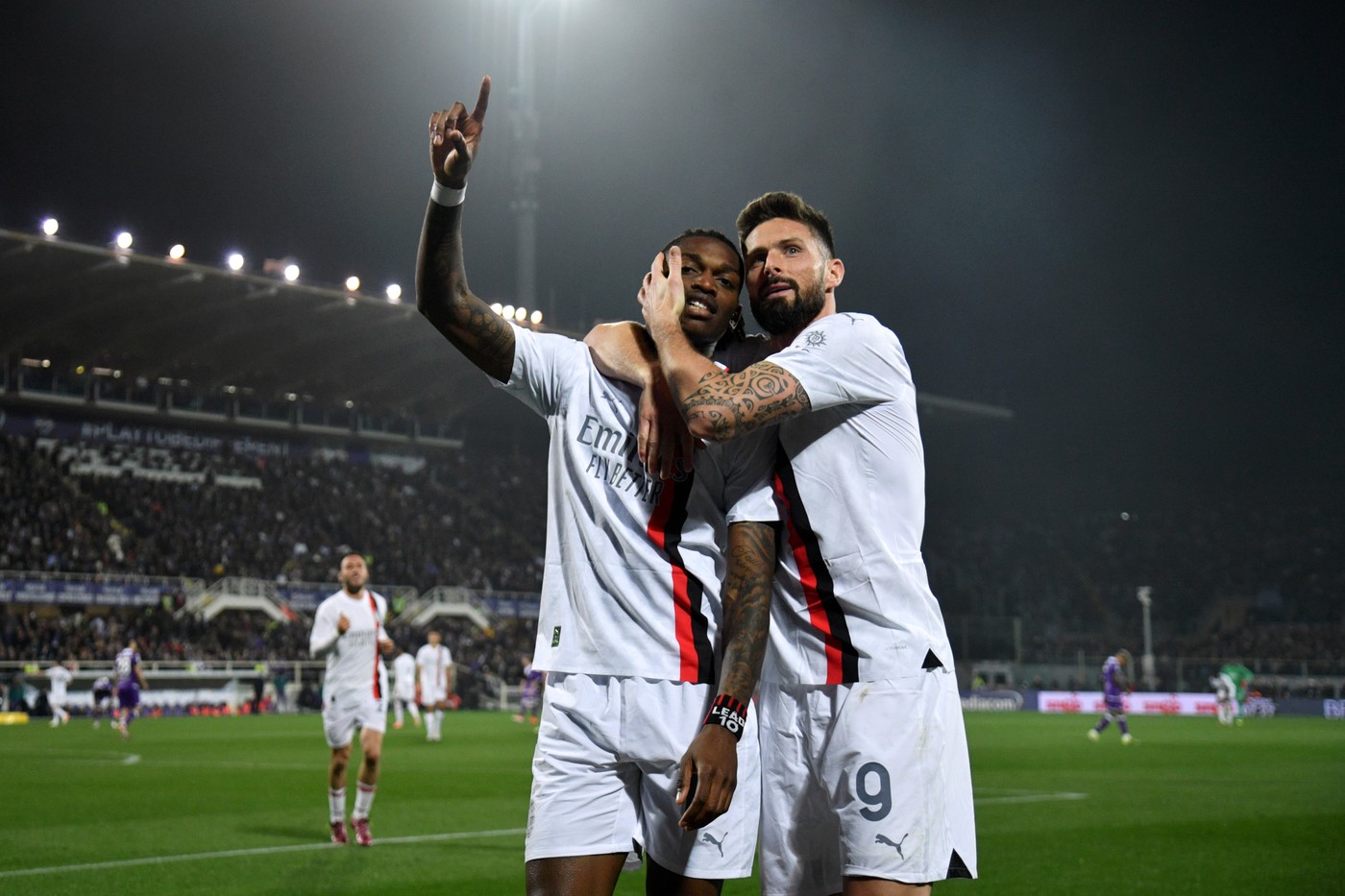 Fiorentina - AC Milan 1-2. Rafael Leao a făcut spectacol