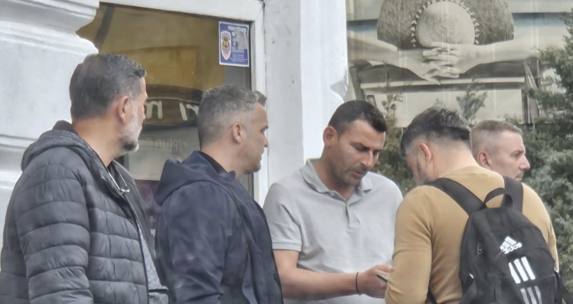 Eugen Trică și Nicolo Napoli, împreună la sediul clubului FCU Craiova, după ce Adrian Mititelu a schimbat antrenorul