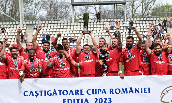 RUGBY:SCM USV TIMISOARA-DINAMO BUCURESTI, FINALA CUPEI ROMANIEI (6.04.2024)