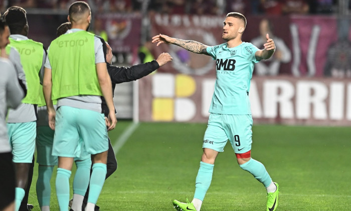 FOTBAL:RAPID BUCURESTI-CFR CLUJ, PLAY OFF SUPERLIGA SUPERBET (6.04.2024)