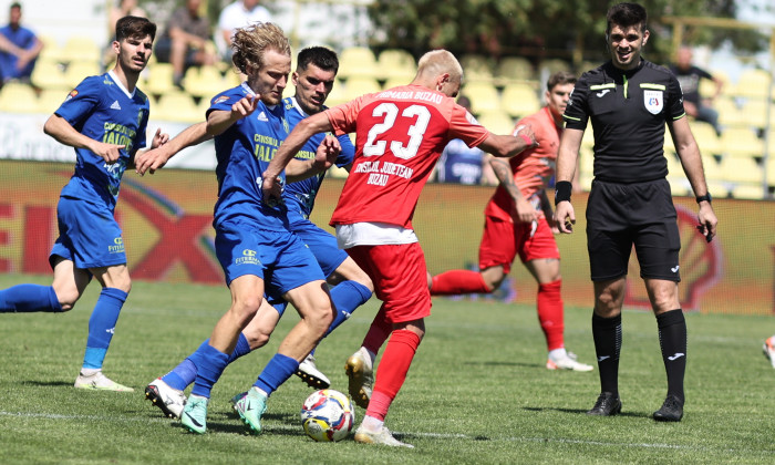 FOTBAL: AFC UNIREA 04 SLOBOZIA - GLORIA BUZAU, LIGA 2 CASA PARIURILOR PLAY-OFF (14.04.2024)