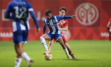 13.03.2024, Fussball UEFA Youth League Viertelfinale, 1. FSV Mainz 05 U19 - FC Porto, emonline, emspor, v.l., Cardoso Va
