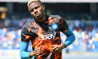 Ssc Napoli - Frosinone Calcio Victor Osimhen of Ssc Napoli during warm up before the Serie A match beetween Ssc Napoli a