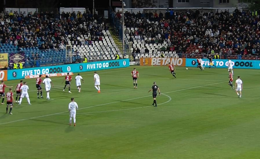 Oțelul - ”U” Cluj 1-0, ACUM, DGS 1. Gălățenii deschid scorul rapid