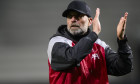 Atalanta BC v Liverpool FC - UEFA Europa League Jurgen Klopp, head coach of Liverpool FC, gestures towards fans of Atala