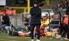240411 Club Brugge vs PAOK Head Coach Razvan Lucescu of PAOK pictured during the Uefa Conference League Quarter final ro