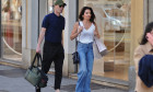 EXCLUSIVE: ZinĂ©dine Zidane With His Wife Veronique Shopping At A Home Furnishings Boutique In Milan - 17 Apr 2024