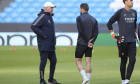 Real Madrid CF training session and press conference in Manchester, UK - 16 Apr 2024