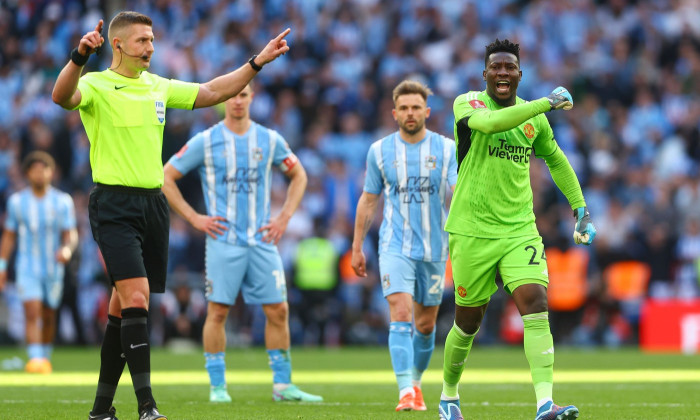 Coventry City v Manchester United, Emirates FA Cup, Semi Final, Football, Wembley, London, UK - 21 Apr 2024