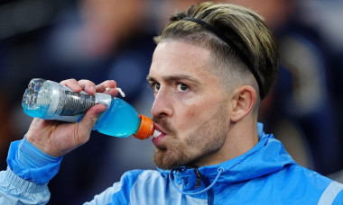 Manchester City&apos;s Jack Grealish ahead of the UEFA Champions League quarter-final, second leg match at the Etihad Stadium, Manchester. Picture date: Wednesday April 17, 2024.