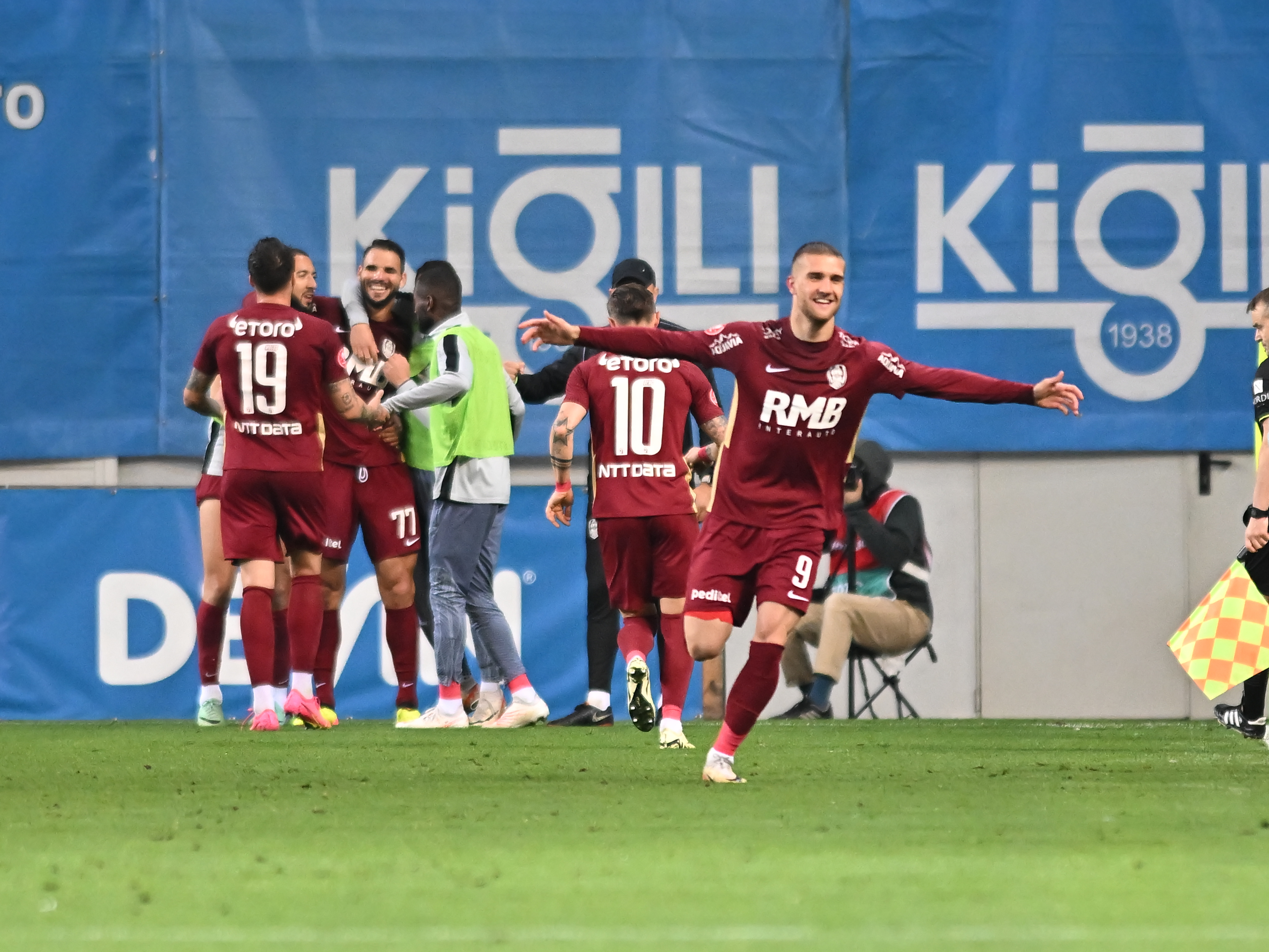 Universitatea Craiova - CFR Cluj 0-1. Golul lui Birligea îi duce pe ardeleni la un punct de locul 2