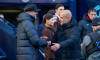 Manchester City v Liverpool Premier League 25/11/2023. Jurgen Klopp of Liverpool (Manager) greets Pep Guardiola of Manch