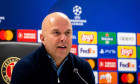 Rotterdam, Netherlands. 28th Nov, 2023. ROTTERDAM, NETHERLANDS - NOVEMBER 28: Head Coach Arne Slot of Feyenoord attends a press conference after the Group E - UEFA Champions League 2023/24 match between Feyenoord and Atletico Madrid at Stadion Feijenoord