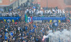 Inter players celebrate the Scudetto, Milano, Italy Milano, Italy. 28th, April 2024. The players and staff of Inter cele