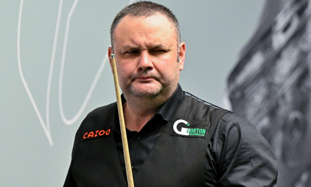 Stephen Maguire reacts, during the Cazoo World Championships 2024 at Crucible Theatre, Sheffield, United Kingdom, 30th April 2024(Photo by Cody Froggatt/News Images)