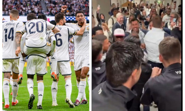 Așa se bucură campionii. Fabrizio Romano a publicat imagini de la petrecerea din vestiarul lui Real Madrid