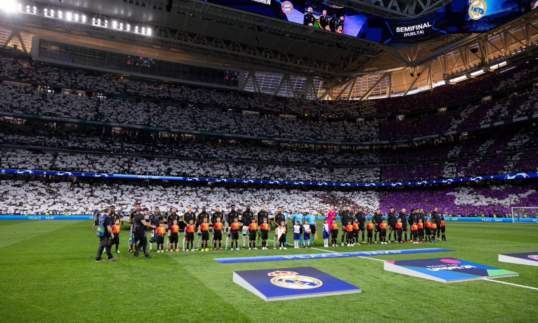 Real Madrid v Bayern Munich, UEFA Champions League, Semi-Final, Football, Santiago Bernabeu Stadium, Madrid, Spain - 08 May 2024