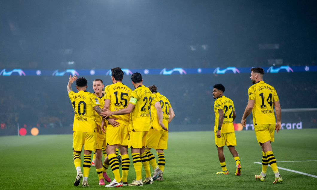 Mats Hummels (Borussia Dortmund, 15), Jadon Sancho (Borussia Dortmund, 10), Marcel Sabitzer (Borussia Dortmund, 20), Ian