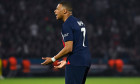 Kylian Mbappe ( 7 - PSG ) looks dejected during the UEFA Champions League match between Paris Saint Germain and Borussia