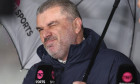 London, England, 2nd April 2024. Ange Postecoglou, Manager of Tottenham Hotspur talks to TNT Sports during the Premier L